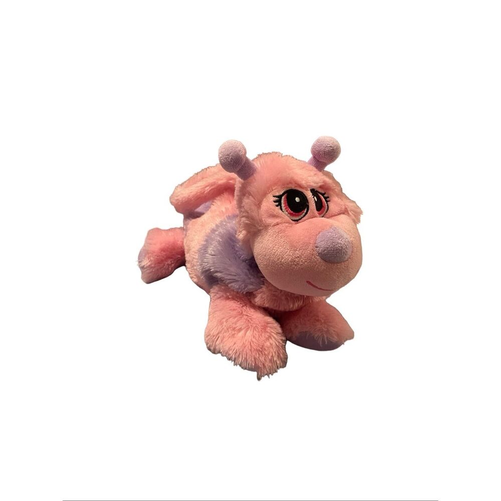 Kellytoy Pack Mates Pink Purple Ladybug Plush Backpack